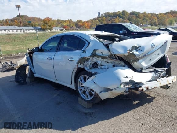 ✅ 2014 Nissan Maxima SV • VIN: 1N4AA5AP4EC494692 • Lot: 43645885. Listed on IAAI with Not provided. Free auction sales archive from the USA and detailed vehicle history report at DreamBid. Image 3.