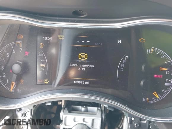 ✅ 2017 Jeep Grand Cherokee Overland • VIN: 1C4RJFCG1HC836961 • Lot: 43054609. Listed on IAAI with 133,975 mi. Free auction sales archive from the USA and detailed vehicle history report at DreamBid. Image 7.