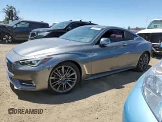✅ 2018 Infiniti Q60 Sport • VIN: JN1EV7EK5JM340414 • Лот: 64520395. Опубликован ранее на Copart с пробегом 74 002 миль. Бесплатный доступ к архиву аукционных продаж из США и подробный отчёт об истории автомобиля на DreamBid. Изображение 1.