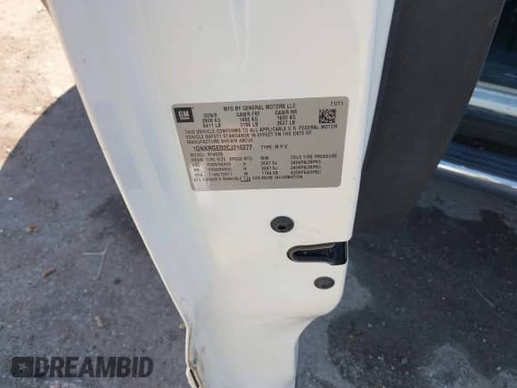 2012 Chevrolet Traverse 1LT с VIN 1GNKRGED2CJ216277, выставлен на аукционе IAAI как лот 43322716 с пробегом 190 167 миль миль и . История ставок и продаж доступна на DreamBid. Изображение 9.