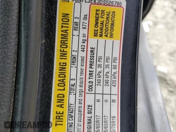 ✅ 2013 Chevrolet Captiva Sport LT • VIN: 3GNFL3EK3DS526786 • Lot: 51486535. Wystawiony na Copart z przebiegiem 134 527 mil. Bezpłatny archiwum sprzedaży aukcyjnych z USA i szczegółowy raport historii pojazdu na DreamBid. Zdjęcie 13.