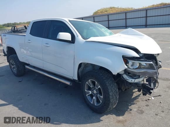 ✅ 2019 Chevrolet Colorado 4WD Z71 • VIN: 1GCGTDEN1K1141139 • Lot: 43227859. Listed on IAAI with Not provided. Free auction sales archive from the USA and detailed vehicle history report at DreamBid. Image 1.