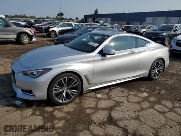 ✅ 2017 Infiniti Q60 Premium • VIN: JN1CV7EL5HM320061 • Лот: 67170495. Опубликован ранее на Copart с пробегом 63 252 миль. Бесплатный доступ к архиву аукционных продаж из США и подробный отчёт об истории автомобиля на DreamBid. Изображение 1.