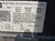 ✅ 2020 Chevrolet Equinox LT • VIN: 3GNAXKEV4LS527267 • Лот: 39930098. Опубликован ранее на IAAI с пробегом 109 518 миль. Бесплатный доступ к архиву аукционных продаж из США и подробный отчёт об истории автомобиля на DreamBid. Изображение 9.