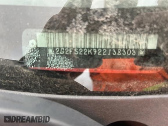 ✅ 2002 Pontiac Firebird Firebird • VIN: 2G2FS22K922138303 • Lot: 41339155. Listed on Copart with Not provided. Free auction sales archive from the USA and detailed vehicle history report at DreamBid. Image 12.