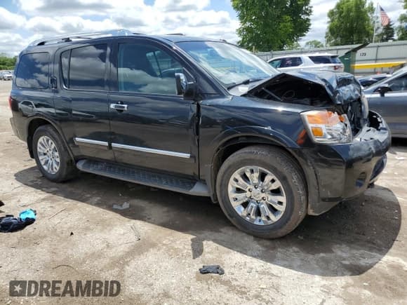 ✅ 2015 Nissan Armada Platinum • VIN: 5N1BA0NEXFN612501 • Lot: 59966605. Wystawiony na Copart z przebiegiem 146 550 mil. Bezpłatny archiwum sprzedaży aukcyjnych z USA i szczegółowy raport historii pojazdu na DreamBid. Zdjęcie 4.