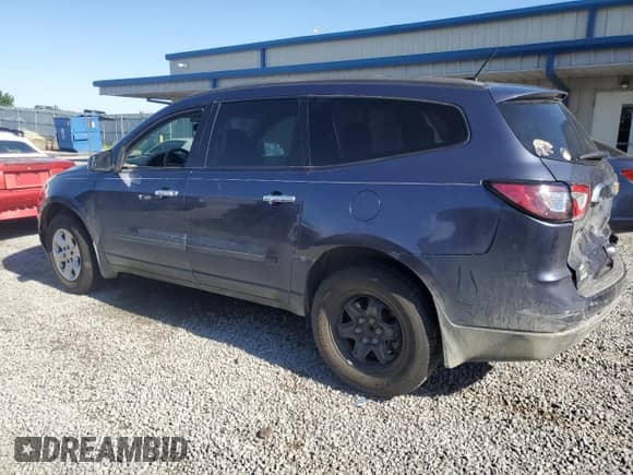2013 Chevrolet Traverse LS with VIN 1GNKRFKD4DJ259342, listed as a Copart auction lot 56871605 with 183,791 mi miles and Salvage title. Bid and sale history available at DreamBid. Image 2.
