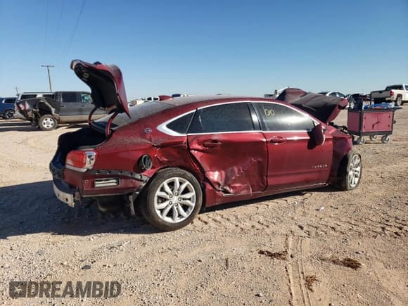 ✅ 2017 Chevrolet Impala LT • VIN: 2G1105SA1H9153410 • Лот: 73140094. Опубликован ранее на Copart с пробегом Не указан. Бесплатный доступ к архиву аукционных продаж из США и подробный отчёт об истории автомобиля на DreamBid. Изображение 3.