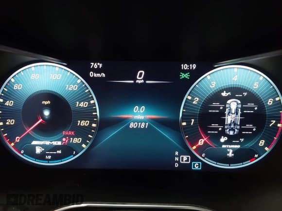 ✅ 2020 Mercedes-Benz C 43 AMG • VIN: W1KWF6EB1LR574604 • Lot: 42458611. Wystawiony na IAAI z przebiegiem 80 181 mil. Bezpłatny archiwum sprzedaży aukcyjnych z USA i szczegółowy raport historii pojazdu na DreamBid. Zdjęcie 7.