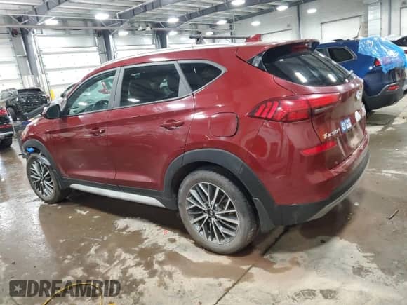 2020 Hyundai Tucson Ultimate z VIN KM8J3CAL9LU154527, wystawiony jako Copart lot #59784355 z przebiegiem 111 222 mil mil oraz Szkoda całkowita • Salvage title. Historia ofert i sprzedaży dostępna na DreamBid. Obrazek 2.