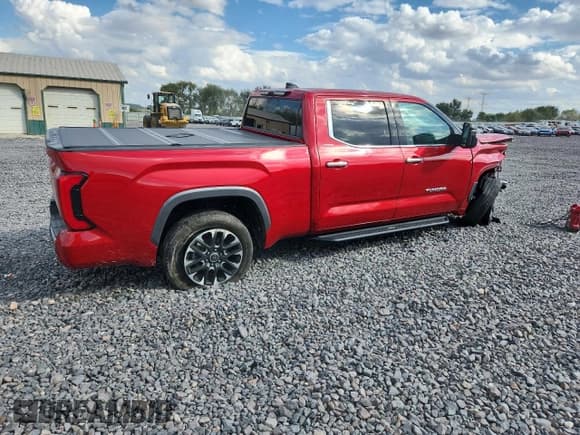 ✅ 2023 Toyota Tundra Limited • VIN: 5TFJA5EC9PX012361 • Lot: 82304965. Listed on Copart with 17,888 mi. Free auction sales archive from the USA and detailed vehicle history report at DreamBid. Image 3.