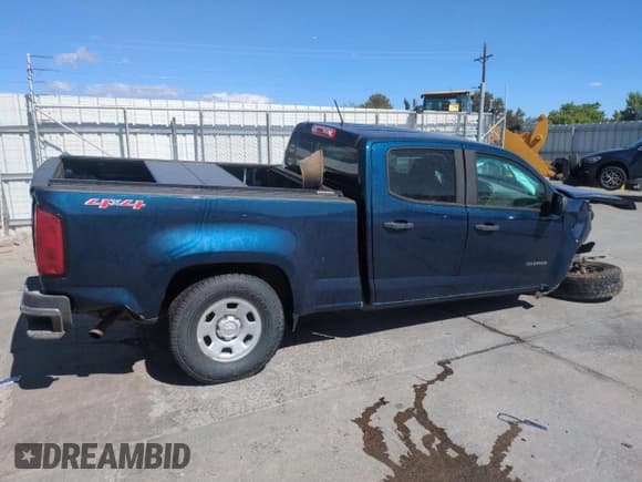 ✅ 2020 Chevrolet Colorado 4WD Work Truck • VIN: 1GCGTBEN5L1167961 • Lot: 56938325. Wystawiony na Copart z przebiegiem Nie podano. Bezpłatny archiwum sprzedaży aukcyjnych z USA i szczegółowy raport historii pojazdu na DreamBid. Zdjęcie 3.
