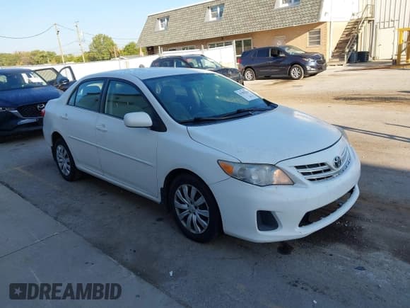 ✅ 2013 Toyota Corolla S • VIN: 2T1BU4EE9DC090494 • Lot: 43302226. Listed on IAAI with 201,530 mi. Free auction sales archive from the USA and detailed vehicle history report at DreamBid. Image 1.