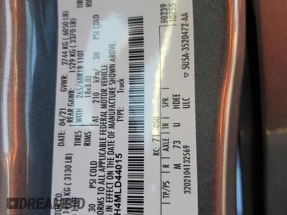 ✅ 2021 Ford Ranger XL • VIN: 1FTER4FH4MLD44015 • Lot: 92883095. Listed on Copart with 115,231 mi. Free auction sales archive from the USA and detailed vehicle history report at DreamBid. Image 12.