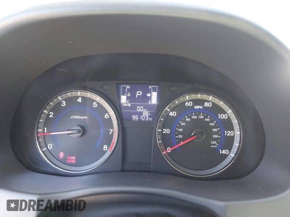 2017 Hyundai Accent SE with VIN KMHCT5AE1HU334274, listed as a IAAI auction lot 43522980 with 96,103 mi miles and . Bid and sale history available at DreamBid. Image 7.