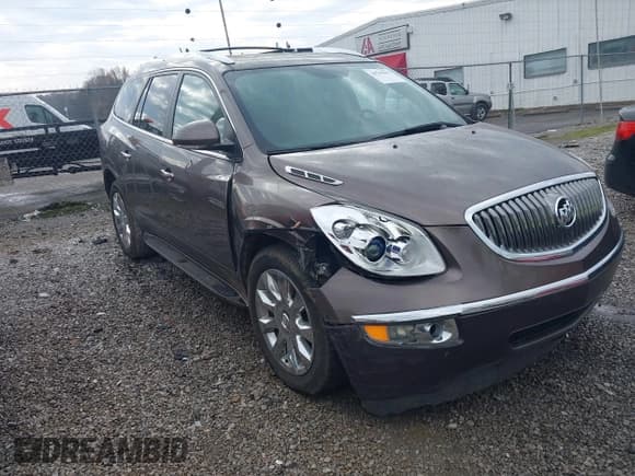 ✅ 2012 Buick Enclave Premium • VIN: 5GAKRDED9CJ395250 • Lot: 43739302. Listed on IAAI with 193,801 mi. Free auction sales archive from the USA and detailed vehicle history report at DreamBid. Image 1.