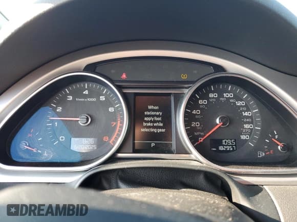 ✅ 2012 Audi Q7 S line • VIN: WA1DGAFE3CD007747 • Lot: 61543995. Listed on Copart with 182,957 mi. Free auction sales archive from the USA and detailed vehicle history report at DreamBid. Image 9.