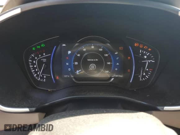 2019 Hyundai Santa Fe Ultimate z VIN 5NMS53AD3KH004785, wystawiony jako Copart lot #62736825 z przebiegiem 73 413 mil mil oraz Szkoda całkowita • Salvage title. Historia ofert i sprzedaży dostępna na DreamBid. Obrazek 9.