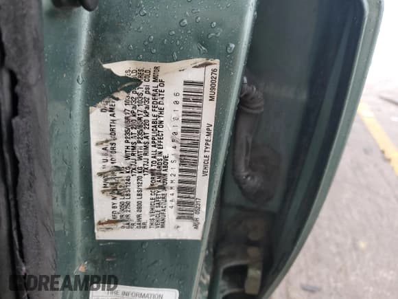 ✅ 2004 Mitsubishi Endeavor LS • VIN: 4A4MM21S14E018106 • Lot: 61355605. Listed on Copart with 194,509 mi. Free auction sales archive from the USA and detailed vehicle history report at DreamBid. Image 13.