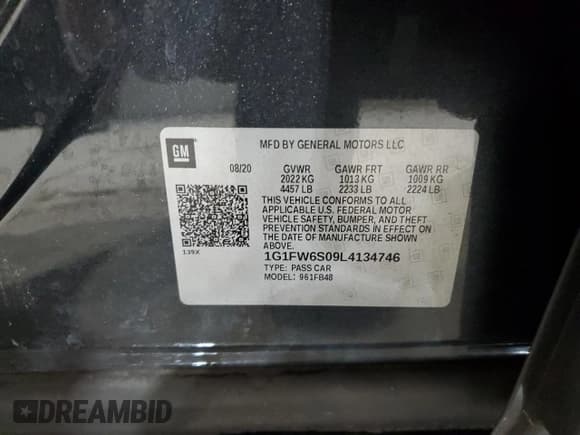 ✅ 2020 Chevrolet Bolt EV LT • VIN: 1G1FW6S09L4134746 • Lot: 83064324. Wystawiony na Copart z przebiegiem 18 826 mil. Bezpłatny archiwum sprzedaży aukcyjnych z USA i szczegółowy raport historii pojazdu na DreamBid. Zdjęcie 12.