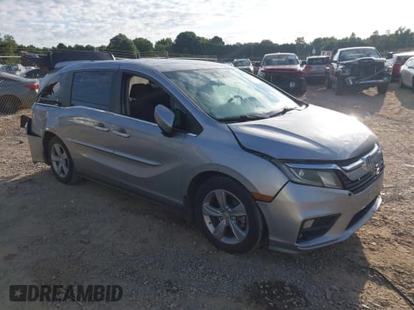 ✅ 2018 Honda Odyssey EX • VIN: 5FNRL6H55JB095658 • Lot: 43091083. Wystawiony na IAAI z przebiegiem 156 237 mil. Bezpłatny archiwum sprzedaży aukcyjnych z USA i szczegółowy raport historii pojazdu na DreamBid. Zdjęcie 1.