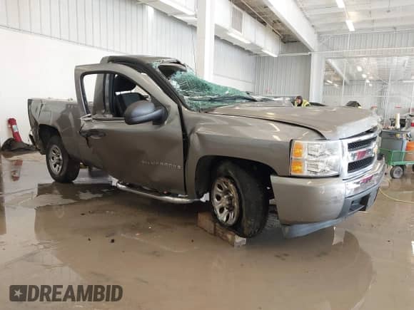 2008 Chevrolet Silverado 1500 Work Truck with VIN 1GCEC14X58Z124282, listed as a IAAI auction lot 41613967 with Not provided miles and . Bid and sale history available at DreamBid. Image 1.