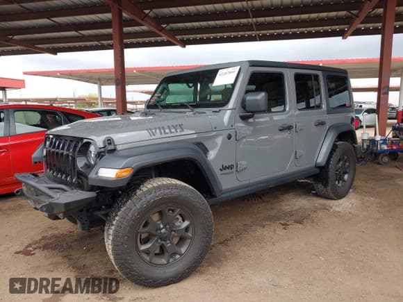 ✅ 2020 Jeep Wrangler Unlimited Black and Tan • VIN: 1C4HJXDG3LW266615 • Lot: 42207899. Wystawiony na IAAI z przebiegiem 55 291 mil. Bezpłatny archiwum sprzedaży aukcyjnych z USA i szczegółowy raport historii pojazdu na DreamBid. Zdjęcie 2.