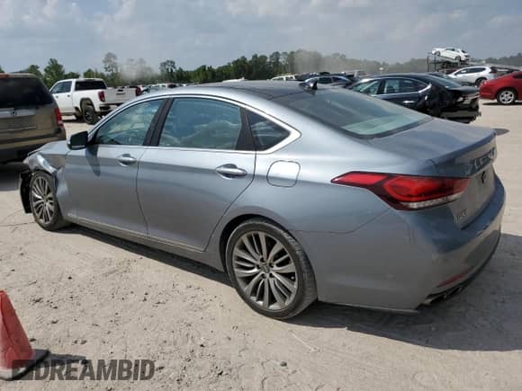 2015 Hyundai Genesis 5.0L with VIN KMHGN4JF9FU069664, listed as a Copart auction lot 71506054 with 122,835 mi miles and Salvage title. Bid and sale history available at DreamBid. Image 2.