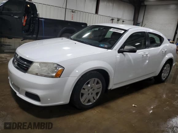 ✅ 2012 Dodge Avenger SE • VIN: 1C3CDZAB2CN270672 • Lot: 46698655. Listed on Copart with 102,001 mi. Free auction sales archive from the USA and detailed vehicle history report at DreamBid. Image 1.