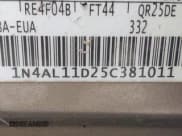 ✅ 2005 Nissan Altima 2.5 • VIN: 1N4AL11D25C381011 • Lot: 43171273. Listed on IAAI with 118,001 mi. Free auction sales archive from the USA and detailed vehicle history report at DreamBid. Image 9.