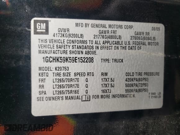 ✅ 2009 Chevrolet Silverado 2500HD LT • VIN: 1GCHK59K59E152208 • Лот: 86868404. Опубликован ранее на Copart с пробегом Не указан. Бесплатный доступ к архиву аукционных продаж из США и подробный отчёт об истории автомобиля на DreamBid. Изображение 12.