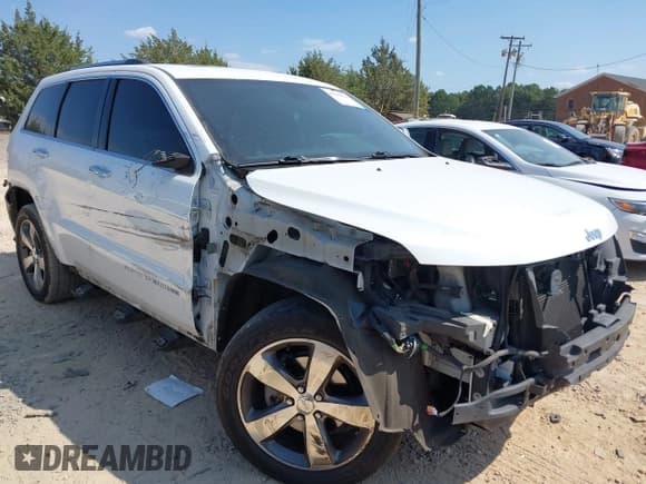 ✅ 2015 Jeep Grand Cherokee Limited • VIN: 1C4RJFBG8FC627568 • Lot: 43281521. Listed on IAAI with 177,613 mi. Free auction sales archive from the USA and detailed vehicle history report at DreamBid. Image 6.