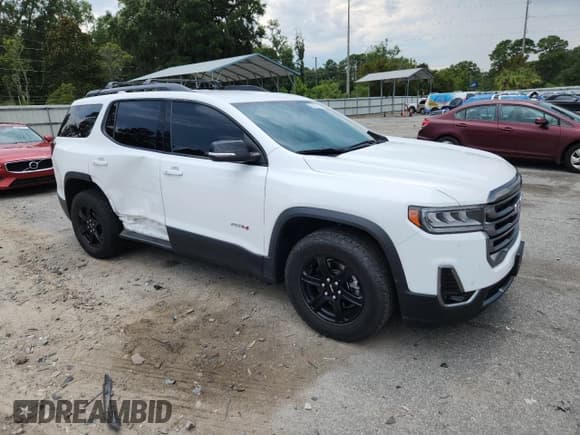 ✅ 2021 GMC Acadia AT4 • VIN: 1GKKNLLS7MZ121977 • Lot: 63577185. Listed on Copart with 57,527 mi. Free auction sales archive from the USA and detailed vehicle history report at DreamBid. Image 4.