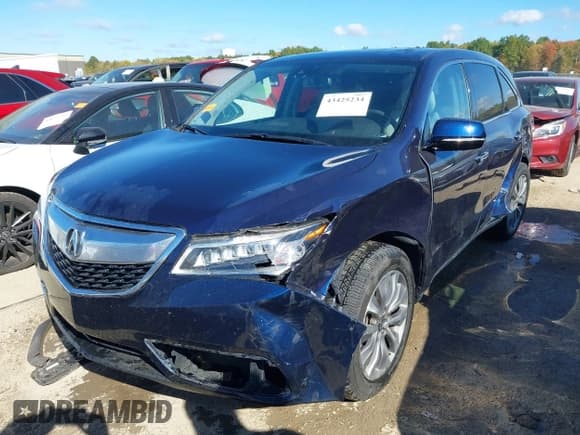 ✅ 2015 Acura MDX Technology • VIN: 5FRYD4H49FB029804 • Lot: 43425234. Wystawiony na IAAI z przebiegiem 73 532 mil. Bezpłatny archiwum sprzedaży aukcyjnych z USA i szczegółowy raport historii pojazdu na DreamBid. Zdjęcie 2.