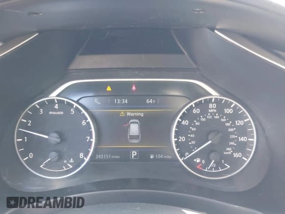 ✅ 2017 Nissan Murano Platinum • VIN: 5N1AZ2MG7HN142336 • Lot: 43506468. Listed on IAAI with 243,151 mi. Free auction sales archive from the USA and detailed vehicle history report at DreamBid. Image 15.