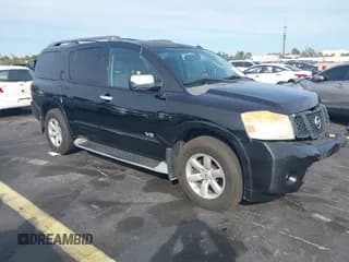 ✅ 2008 Nissan Armada LE • VIN: 5N1BA08D28N631582 • Lot: 43817912. Listed on IAAI with 173,116 mi. Free auction sales archive from the USA and detailed vehicle history report at DreamBid. Image 1.