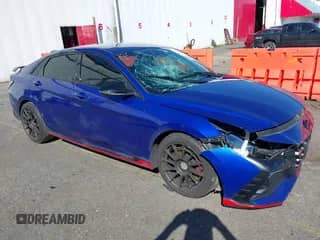 ✅ 2023 Hyundai Elantra • VIN: KMHLW4AK5PU010766 • Lot: 42034700. Listed on IAAI with 17,566 mi miles. Access the free auction sales archive from the USA and view a detailed vehicle history report at DreamBid. Image 1.