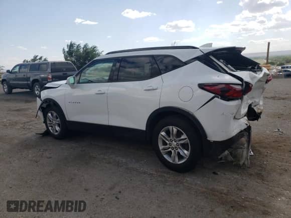 2019 Chevrolet Blazer with VIN 3GNKBCRS5KS568966, listed as a Copart auction lot 59924844 with 55,953 mi miles and Salvage title. Bid and sale history available at DreamBid. Image 2.