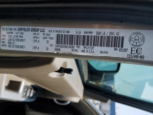 ✅ 2010 Dodge Nitro SXT • VIN: 1D4PU5GK3AW154209 • Lot: 64492635. Listed on Copart with 95,450 mi. Free auction sales archive from the USA and detailed vehicle history report at DreamBid. Image 13.