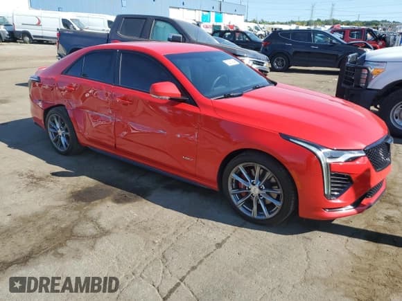 ✅ 2020 Cadillac CT4 V-Series • VIN: 1G6DH5RL3L0143536 • Lot: 72331904. Wystawiony na Copart z przebiegiem 104 234 mil. Bezpłatny archiwum sprzedaży aukcyjnych z USA i szczegółowy raport historii pojazdu na DreamBid. Zdjęcie 4.