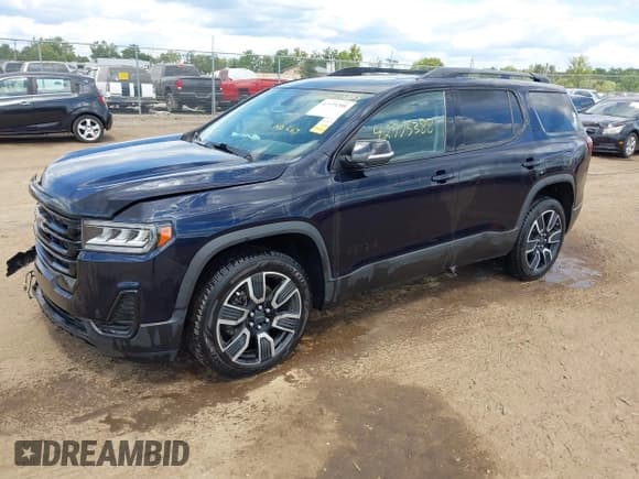 ✅ 2021 GMC Acadia SLE • VIN: 1GKKNKLS7MZ209793 • Lot: 42975388. Listed on IAAI with 85,017 mi. Free auction sales archive from the USA and detailed vehicle history report at DreamBid. Image 18.