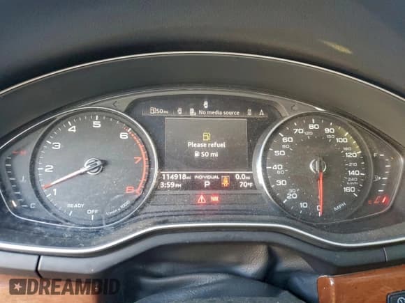 ✅ 2020 Audi A5 Sportback Premium • VIN: WAUANCF52LA004721 • Лот: 95730045. Опубликован ранее на Copart с пробегом 114 918 миль. Бесплатный доступ к архиву аукционных продаж из США и подробный отчёт об истории автомобиля на DreamBid. Изображение 9.