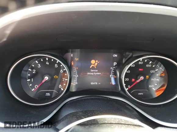 2020 Jeep Compass Latitude с VIN 3C4NJCBB4LT250027, выставлен на аукционе Copart как лот 80317405 с пробегом 65 478 миль миль и Списание • Salvage title. История ставок и продаж доступна на DreamBid. Изображение 9.