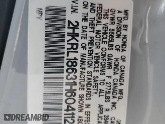 ✅ 2001 Honda Odyssey EX • VIN: 2HKRL18631H604112 • Лот: 71748595. Опубликован ранее на Copart с пробегом 156 569 миль. Бесплатный доступ к архиву аукционных продаж из США и подробный отчёт об истории автомобиля на DreamBid. Изображение 13.