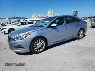✅ 2015 Hyundai Sonata Limited • VIN: 5NPE34AF7FH070808 • Lot: 86173255. Listed on Copart with 111,945 mi. Free auction sales archive from the USA and detailed vehicle history report at DreamBid. Image 1.