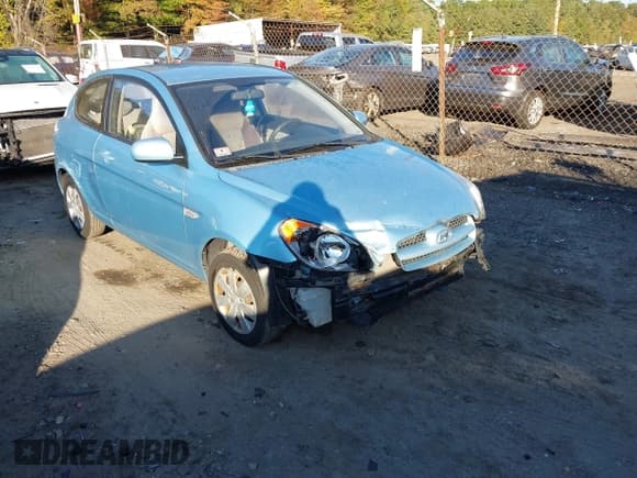 ✅ 2010 Hyundai Accent GS • VIN: KMHCM3AC3AU158267 • Lot: 43338077. Listed on IAAI with 128,848 mi. Free auction sales archive from the USA and detailed vehicle history report at DreamBid. Image 1.