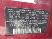 ✅ 2019 Hyundai Ioniq Blue • VIN: KMHC65LC8KU119579 • Lot: 41617117. Wystawiony na IAAI z przebiegiem 63 796 mil. Bezpłatny archiwum sprzedaży aukcyjnych z USA i szczegółowy raport historii pojazdu na DreamBid. Zdjęcie 9.