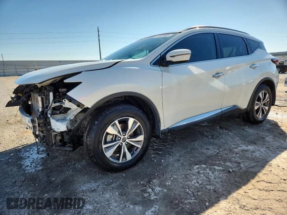 ✅ 2023 Nissan Murano SV • VIN: 5N1AZ2BJ5PC102197 • Лот: 92913865. Опубликован ранее на Copart с пробегом 49 656 миль. Бесплатный доступ к архиву аукционных продаж из США и подробный отчёт об истории автомобиля на DreamBid. Изображение 1.