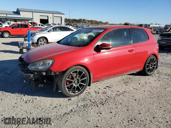 ✅ 2011 Volkswagen Golf GTI w/Sunroof • VIN: WVWEV7AJ6BW135121 • Лот: 91233465. Опубликован ранее на Copart с пробегом 190 387 миль. Бесплатный доступ к архиву аукционных продаж из США и подробный отчёт об истории автомобиля на DreamBid. Изображение 1.