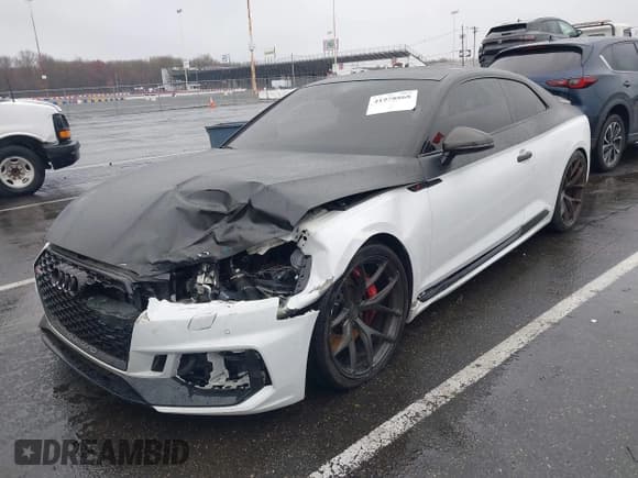 ✅ 2018 Audi RS 5 • VIN: WUAPWAF5XJA905043 • Lot: 41978868. Listed on IAAI with 60,838 mi. Free auction sales archive from the USA and detailed vehicle history report at DreamBid. Image 2.